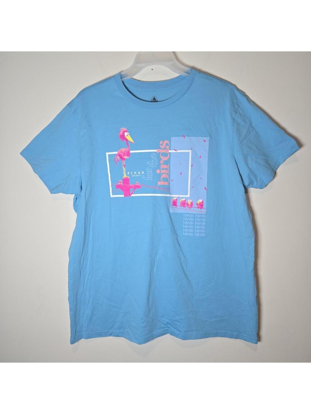 Disney Parks Pixar For The Birds Adult Shirt Blue Size XL